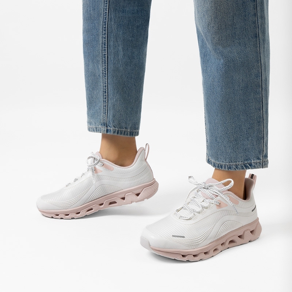 [Air Plush] Women's Breathable Athletic Sneakers - WHITE - 6